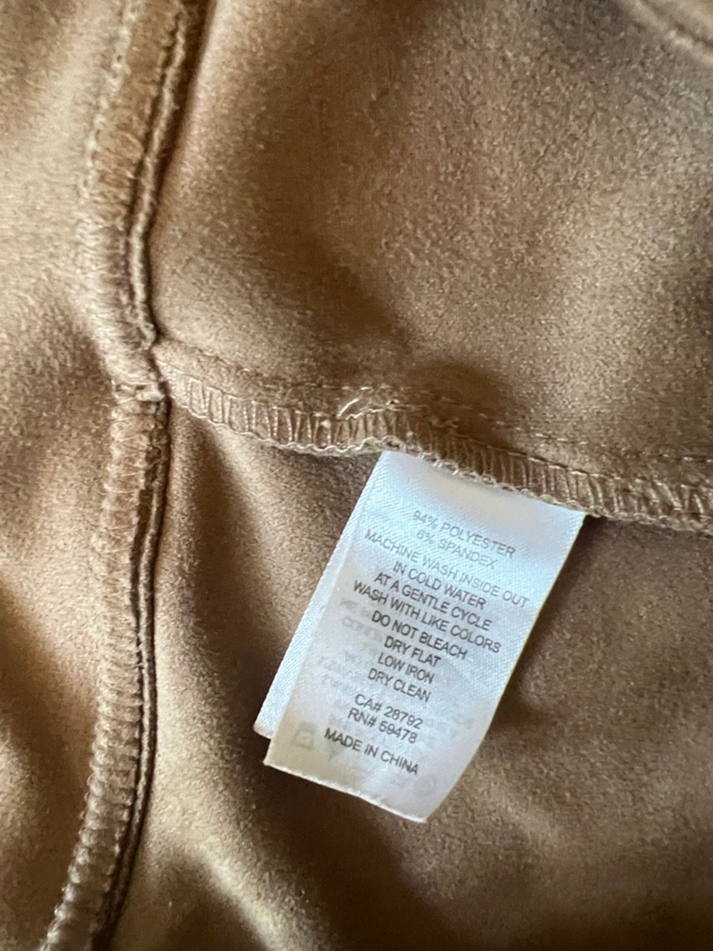 Rachel Zoe Slim High-Waist Pants in Tan - Picture 8 of 9